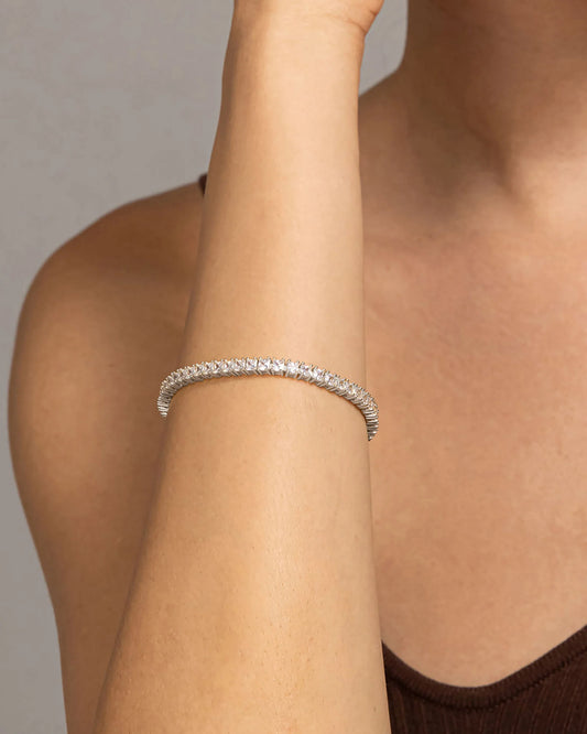 PRINCESS CUT TENNIS BRACELET